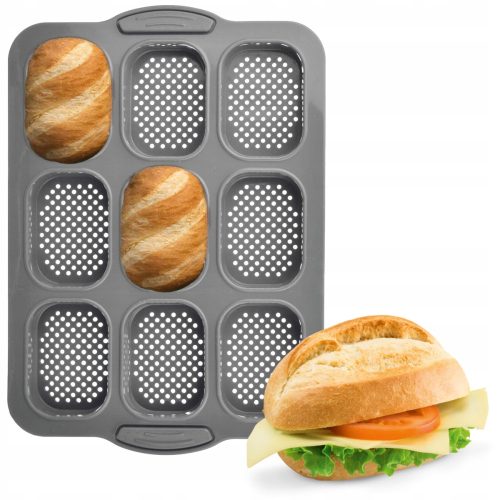 SILIKONFORM ZUM BACKEN VON 4 MINI-BUNNS Brunbeste 23,5 x 33,5 cm