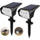  Vicalo Solarlampe, schwarz, 30 cm, 2 Stk.