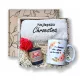  DANKE FÜR DIE ERSTE KOMMUNION DER PATIN – Handtuch, Tasse, Geschenk