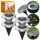  SOLAR-GARTEN-FAHRLAMPE, EINGEFAHREN, 8 LED, 4 STK