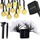  LANGE GARTEN-SOLARGIRLANDE MIT LED-KUGELLAMPEN