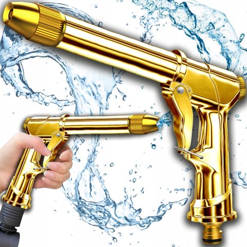  GARTENSCHLAUCHPISTOLE, BEWÄSSERUNGSSPRITZE, WASSERREGELUNG, METALL