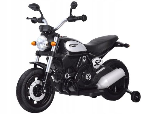  Nackte Batterie Motorrad 2 Motoren 6V Batterie klingt hellschwarz