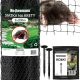  MAULWURF-NETZ FÜR RASEN GEGEN MAULWURFE WÄHLE 100x Heringe 2x200m 40g/m2