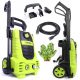 Kraft&Dele Hochdruckreiniger 240 bar 2100 W + Procera-Handschuhe Größe 8