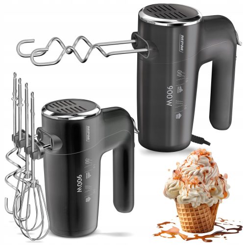  MPM MMR-23 900 W Handmixer, schwarz