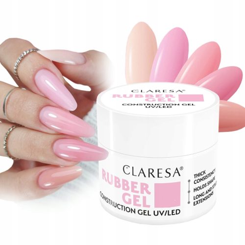  CLARESA RUBBER GEL BUILDING GEL CONSTRUCTION THICSOTROPIA FARBWAHL 12 g
