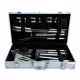  QGESTO STEEL Grillset Zubehör Grillbesteck + KOFFER