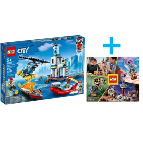    LEGO City 60308 Polizei- und Wachaktion am Meer + LEGO KATALOG 2024 NEU