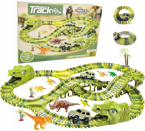  AUTORENNBAHN DINOSAURIER XXL DINOSAURIER DINO PARK 271 el