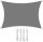  Songmics Gartensegel 3000 x 4000 cm Polyester grau