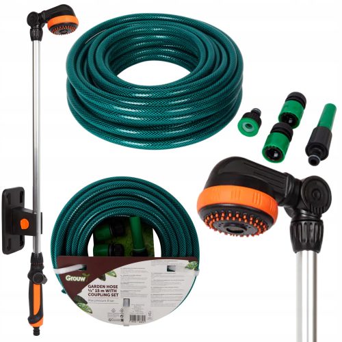  Gartenduschsprinkler 2in1 + Gartenschlauch 15 m