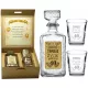  GRAVIERTE WHISKY-KARAFFE, GRAVUR WHISKY-GLÄSER, GEBURTSTAGGESCHENK