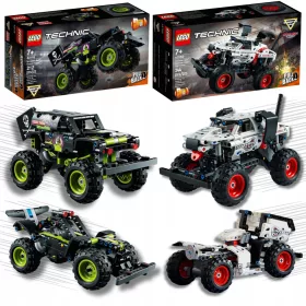    LEGO Technic Monster Jam Grave Digger 42118 + LEGO Technic Monster Jam Mutt Dalmatiner 42150