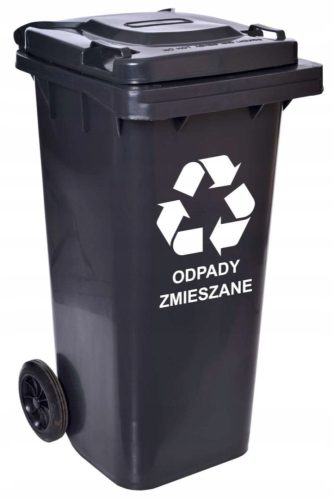 Behälter, Eimer, Kunststoffbehälter Gockowiak 120l schwarz
