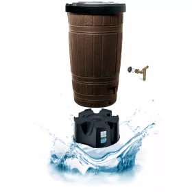  Regenwassertank 265 l 135,8 x 64,8 cm braun