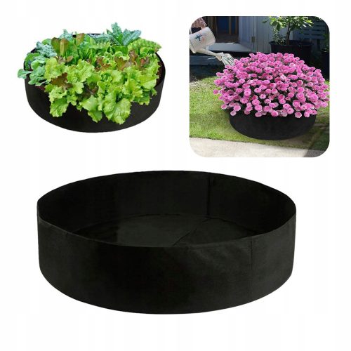  Blumentopf 90 cm x 90 x 30 cm Durchmesser 90 cm gereinigtes Geotextil schwarz