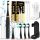  SET 2x SCHALLZAHNBÜRSTE ELEKTRISCH + SCALER-ZUBEHÖR IPX7