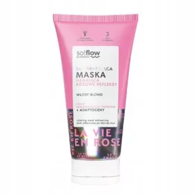  Färbende blonde Haarmaske mit rosa Reflexen 200 ml So!flow