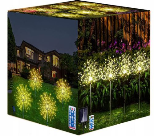  JIKO Solarlampe, weiß, 88 cm, 4 Stk.