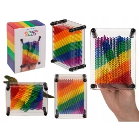  Pinnwand Pin Art Regenbogenform-Drucke