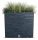  Prosperplast Blumentopf 58 cm x 18 x 50 cm Durchmesser 18 cm Kunststoff schwarz