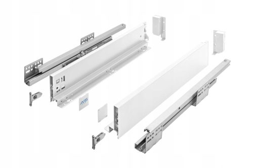  GTV-Schublade, weiße Front, 55 x 1 x 8,4 cm, maximale Belastung: 40 kg