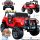  Auto Batteriebetriebenes Auto Monster Jeep WXE1688 4X4 24v Rot