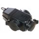  Elgotech Steckdose, Splitter, schwarz