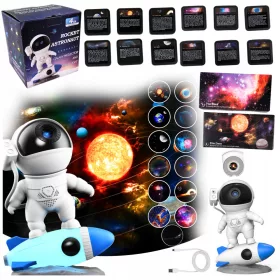    STARS Projektor LED NACHTlampe USB PLANETARIUM 13x Planet Disc 4K HD