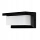  Kwazar Luminaire Gartenwandleuchte schwarz E27 50 W