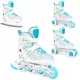  VERSTELLBARE SKATES 4in1 ROLLERSKATES SKATES MIT AUSTAUSCHBARER KUFE BESTIF 34-37