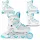  VERSTELLBARE SKATES 4in1 ROLLERSKATES SKATES MIT AUSTAUSCHBARER KUFE BESTIF 38-41