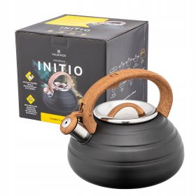  Valdinox traditioneller Stahlkessel, 3 l, schwarz