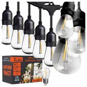  Smartled-Lichtgirlande 500 cm, schwarz