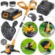  BATTERIE-STRIMMER-GARTEN-BUTTER-GRAS-BRIVER-STRIMMER-KOPF