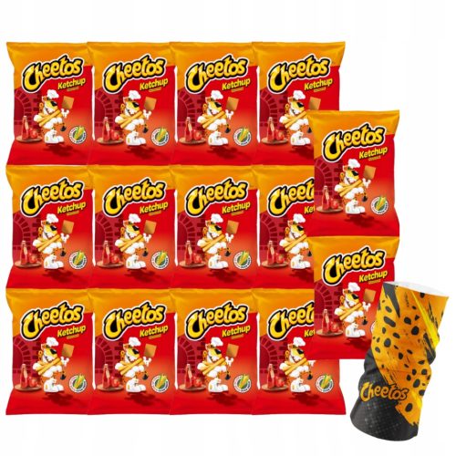 Cheetos mit Ketchup-Geschmack & Gratis Halskomforter – Ideal für jede Gelegenheit