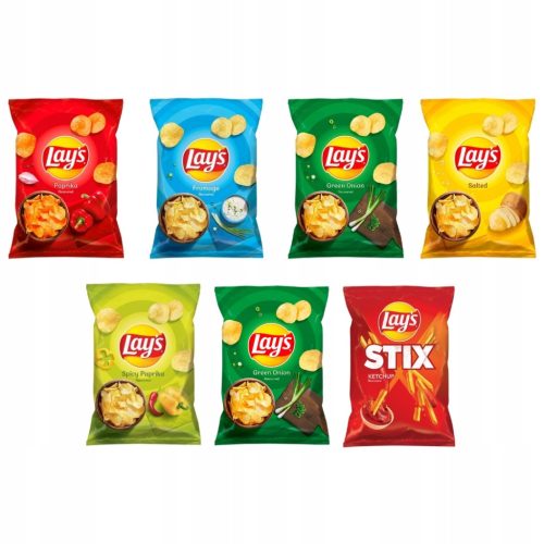 Großpackung Lay's Chips in Verschiedenen Geschmacksrichtungen