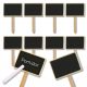  10× Schwarzes Standbrett 50 x 7 cm 1 Stk. + MemoBe Kreide 1 Stk.