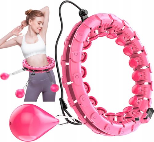  Hula-Hoop-Reifen mit Noppen Nela-Styl 50 cm rosa