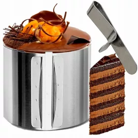   RANT 17 weitere (Kuchendekorationen) 30 x 30 cm Durchmesser 30 cm + Clip für verstellbare Randformen