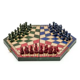    Schach für drei Spieler, kleines Dreifarben-Schach für drei Żurek-Schach
