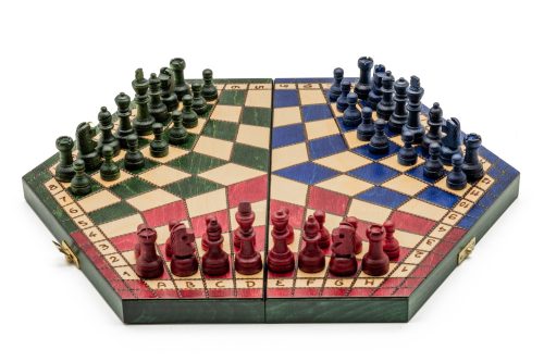  Schach für drei Spieler, kleines Dreifarben-Schach für drei Żurek-Schach