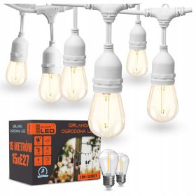  Smartled 1500 cm Netzwerk-Lichtgirlande, weiß