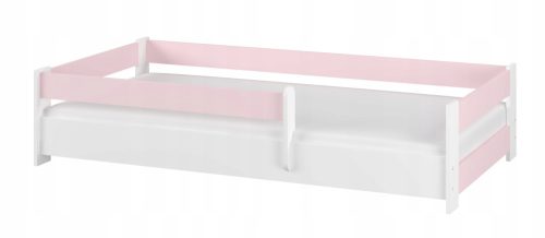  SIMPLE BABY BOO Kinderbett 160x80 weiß + rosa