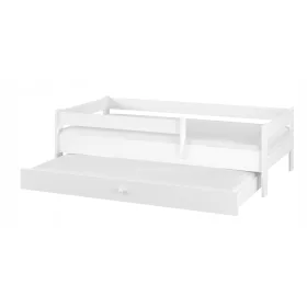  SIMPLE DOUBLE BABY BOO Kinderbett 160x80 GLATTES WEISS