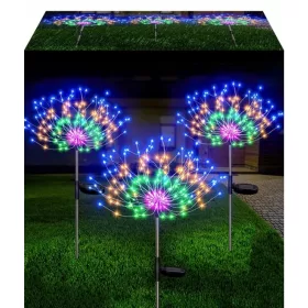  Solarlampe, schwarz, 110 cm, 2 Stk.