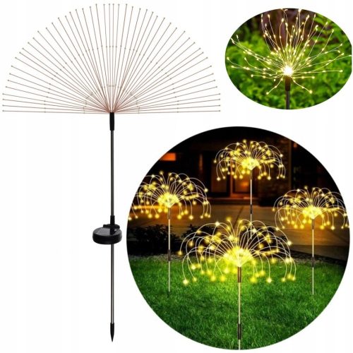  LedClick Solarlampe, schwarz, 110 cm, 2 Stk.
