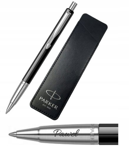  Original Parker Kugelschreiber mit Gravur Vector Black PARKER CASE als Geschenk