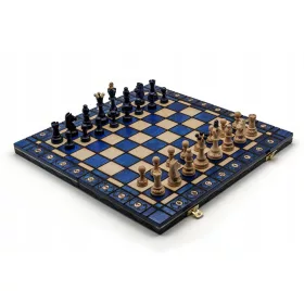    Senator braunes Schach/Dekorationsschach/Holzschach/Hersteller Szachy Żurek